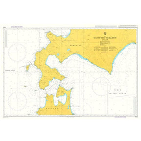 Product image of Admiralty Chart 1800 | South-West Hokkaido, featuring navigational markings, depth soundings, and coastal features, essential for safe marine navigation. It could be displayed as an art piece or used for navigation on a boat or ship.