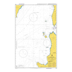 Product image of Admiralty Chart 1801 | Hokkaido North-West Coast and Gulf of Tartary, featuring navigational markings, depth soundings, and coastal features, essential for safe marine navigation. It could be displayed as an art piece or used for navigation on a boat or ship.
