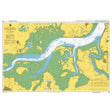 Product image of Admiralty Chart 1834 | River Medway Garrison Point to Folly Point, featuring navigational markings, depth soundings, and coastal features, essential for safe marine navigation. It could be displayed as an art piece or used for navigation on a boat or ship.