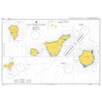 Product image of Admiralty Chart 1861 | Gran Canaria to El Hierro, featuring navigational markings, depth soundings, and coastal features, essential for safe marine navigation. It could be displayed as an art piece or used for navigation on a boat or ship.