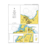Product image of Admiralty Chart 1912 | Port de Tanger-Ville, featuring navigational markings, depth soundings, and coastal features, essential for safe marine navigation. It could be displayed as an art piece or used for navigation on a boat or ship.
