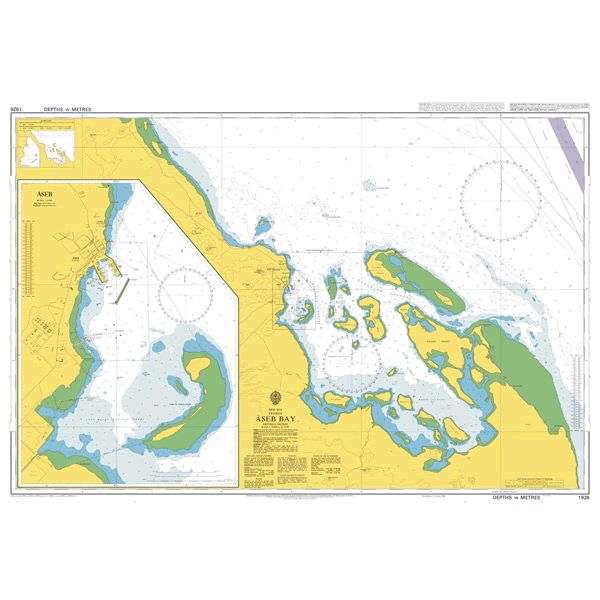 Admiralty Chart 1926: Aseb Bay – SailorShop.co.uk