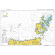 Product image of Admiralty Chart 1954 | Cape Wrath to Pentland Firth including the Orkney Islands, featuring navigational markings, depth soundings, and coastal features, essential for safe marine navigation. It could be displayed as an art piece or used for navigation on a boat or ship.