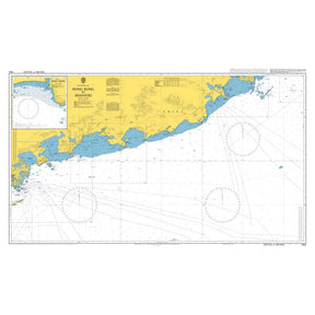 Product image of Admiralty Chart 1962 | Hong Kong to Shantou, featuring navigational markings, depth soundings, and coastal features, essential for safe marine navigation. It could be displayed as an art piece or used for navigation on a boat or ship.
