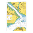 Product image of Admiralty Chart 2038 | Southampton Water and Approaches, featuring navigational markings, depth soundings, and coastal features, essential for safe marine navigation. It could be displayed as an art piece or used for navigation on a boat or ship.