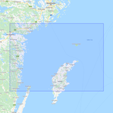Product image of Admiralty Chart 2055 | Oland to Gotska Sandon, featuring navigational markings, depth soundings, and coastal features, essential for safe marine navigation. It could be displayed as an art piece or used for navigation on a boat or ship.