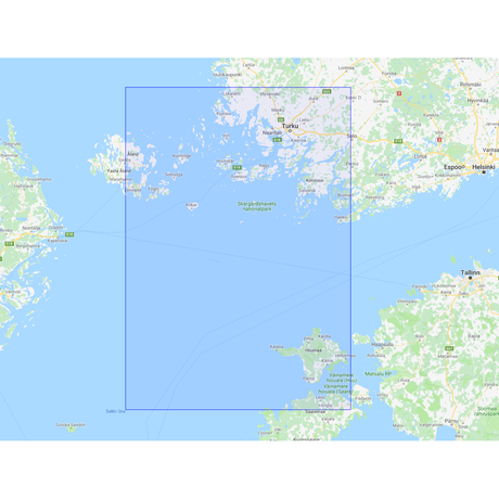 Product image of Admiralty Chart 2075 | Hiiumaa to Saaristomeri, featuring navigational markings, depth soundings, and coastal features, essential for safe marine navigation. It could be displayed as an art piece or used for navigation on a boat or ship.