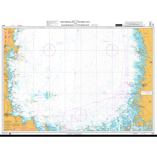 Product image of Admiralty Chart 2082 | Grundkallen to Hudiksvall and Kaurissalo to Yttergrund, featuring navigational markings, depth soundings, and coastal features, essential for safe marine navigation. It could be displayed as an art piece or used for navigation on a boat or ship.