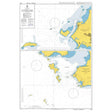 Product image of Admiralty Chart 2103 | Approaches to Sihanoukville, featuring navigational markings, depth soundings, and coastal features, essential for safe marine navigation. It could be displayed as an art piece or used for navigation on a boat or ship.