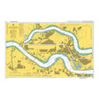 Product image of Admiralty Chart 2151 | River Thames Tilbury to Margaret Ness, featuring navigational markings, depth soundings, and coastal features, essential for safe marine navigation. It could be displayed as an art piece or used for navigation on a boat or ship.