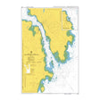 Product image of Admiralty Chart 2159 | Strangford Narrows, featuring navigational markings, depth soundings, and coastal features, essential for safe marine navigation. It could be displayed as an art piece or used for navigation on a boat or ship.