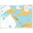 Product image of Admiralty Chart 2164 | Tahkoluoto and Mantyluoto, featuring navigational markings, depth soundings, and coastal features, essential for safe marine navigation. It could be displayed as an art piece or used for navigation on a boat or ship.