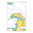 Product image of Admiralty Chart 2197 | Palk Strait and Palk Bay (Eastern Part), featuring navigational markings, depth soundings, and coastal features, essential for safe marine navigation. It could be displayed as an art piece or used for navigation on a boat or ship.