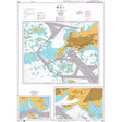 Product image of Admiralty Chart 2206 | Hanko (Hango), featuring navigational markings, depth soundings, and coastal features, essential for safe marine navigation. It could be displayed as an art piece or used for navigation on a boat or ship.