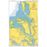 Product image of Admiralty Chart 2294 | Approaches to Arkhangel'sk, featuring navigational markings, depth soundings, and coastal features, essential for safe marine navigation. It could be displayed as an art piece or used for navigation on a boat or ship.