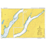 Product image of Admiralty Chart 2382 | Upper Loch Fyne, featuring navigational markings, depth soundings, and coastal features, essential for safe marine navigation. It could be displayed as an art piece or used for navigation on a boat or ship.