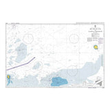 Product image of Admiralty Chart 2443 | Sir Abu Nu'ayr to Zirkuh, featuring navigational markings, depth soundings, and coastal features, essential for safe marine navigation. It could be displayed as an art piece or used for navigation on a boat or ship.