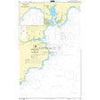 Admiralty Chart 154: Approaches to Falmouth by Admiralty highlights coastal lines, water depths, and navigational markers for deep-sea navigation. It details Nare Head and Dodman Point with maritime symbols and grids, perfect for navigating commercial shipping routes.