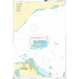 Admiralty Chart 264: Approaches to Djibouti by Admiralty shows port areas and nearby waters in the Gulf of Aden, with standard chart symbols, depth markings, and maritime labels for safe navigation.