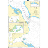 Admiralty Chart 265: Bab el Mandeb and Golfe de Tadjoura by Admiralty shows water depths, coastlines, navigational routes, islands, and maritime markings. Insets provide details of specific ports and coastal zones.