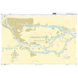 Admiralty Chart 347: Huangpu to Guangzhou Shi by Admiralty shows water routes, depths, coastal features, navigation aids, and land areas in blue, tan, and white along the Huangpu River in Guangzhou Shi, China.