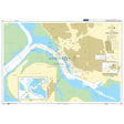 Admiralty Chart 420: Port of Esbjerg by Admiralty details waterways, depths, navigation aids, land features, and harbor structures, with insets for Fanø Island and approach channels.