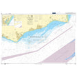 The Admiralty Chart 536: Beachy Head to Dungeness details the Sussex coast's landforms, sea depths, and navigation aids. Mostly beige and blue, it features annotations and coordinates suitable for commercial shipping.