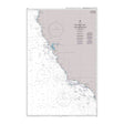 Product image of Admiralty Chart 2530 | San Diego Bay to Cape Mendocino, featuring navigational markings, depth soundings, and coastal features, essential for safe marine navigation. It could be displayed as an art piece or used for navigation on a boat or ship.