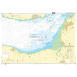 Admiralty Chart 1152: Bristol Channel Nash Point to Sand Point by Admiralty includes depths, navigation aids, and coastal features. It meets SOLAS regulations with safety notices and routes, showing land outlines and varying water depths.