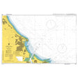 Product image of Admiralty Chart 2567 | Approaches to Tees Bay, featuring navigational markings, depth soundings, and coastal features, essential for safe marine navigation. It could be displayed as an art piece or used for navigation on a boat or ship.