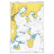 Product image of Admiralty Chart 2590 | Arhus Bugt, featuring navigational markings, depth soundings, and coastal features, essential for safe marine navigation. It could be displayed as an art piece or used for navigation on a boat or ship.