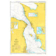 Product image of Admiralty Chart 2594 | The Sound Northern Part, featuring navigational markings, depth soundings, and coastal features, essential for safe marine navigation. It could be displayed as an art piece or used for navigation on a boat or ship.