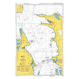 Product image of Admiralty Chart 2596 | Storebaelt Northern Part, featuring navigational markings, depth soundings, and coastal features, essential for safe marine navigation. It could be displayed as an art piece or used for navigation on a boat or ship.