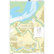 The Admiralty Chart 1859: Port of Bristol, from the Admiralty brand, details the River Avon and surrounding docks with precise navigational routes, depth markings, and landmarks like bridges and roads. It labels King Road and various dock areas.