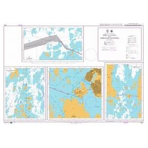 Product image of Admiralty Chart 2612 | Port of Vaasa and Approach Channels, featuring navigational markings, depth soundings, and coastal features, essential for safe marine navigation. It could be displayed as an art piece or used for navigation on a boat or ship.