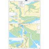 The Admiralty Chart 2021: Harbours and Anchorages in the West Solent Area features detailed maps of rivers, islands, and marine routes, including Newtown River and Beaulieu River. It highlights overlapping sections for commercial shipping routes to ensure compliance with SOLAS regulations.