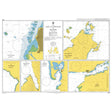 Product image of Admiralty Chart 2638 | Ports and Approaches in Sulawesi, featuring navigational markings, depth soundings, and coastal features, essential for safe marine navigation. It could be displayed as an art piece or used for navigation on a boat or ship.