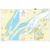 The Admiralty Chart 2510: Approaches to Londonderry provides a detailed depiction of the River Foyle. It features inset maps from Moville to Lisahally Terminal and Londonderry, offering safe navigation with marked water depths, navigational aids, and landmarks.