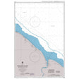 Product image of Admiralty Chart 2687 | Approaches to the Berbice River, featuring navigational markings, depth soundings, and coastal features, essential for safe marine navigation. It could be displayed as an art piece or used for navigation on a boat or ship.