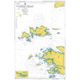 Product image of Admiralty Chart 2707 | Kingstown Bay to Cleggan Bay and Inishbofin to Inishturk, featuring navigational markings, depth soundings, and coastal features, essential for safe marine navigation. It could be displayed as an art piece or used for navigation on a boat or ship.