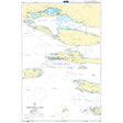 Admiralty Chart 2712: Otok Susac to Split is a nautical chart by Admiralty, showing the Adriatic coast with commercial shipping routes, water depths, navigation markers, and coastal features. ADMIRALTY Standard Nautical Chart branding is visible.
