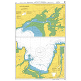 Product image of Admiralty Chart 2715 | Killala and Donegal, featuring navigational markings, depth soundings, and coastal features, essential for safe marine navigation. It could be displayed as an art piece or used for navigation on a boat or ship.