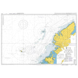 Product image of Admiralty Chart 2721 | Saint Kilda to Butt of Lewis, featuring navigational markings, depth soundings, and coastal features, essential for safe marine navigation. It could be displayed as an art piece or used for navigation on a boat or ship.