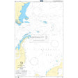 The Admiralty Chart 4024, titled "Weddell Sea to Mar del Plata," offers essential navigation details for commercial shipping with coastlines, depths, and navigational markers highlighted in yellow and blue.