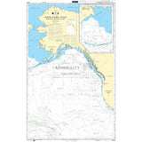 Admiralty Chart 4050: North Pacific Ocean North Eastern Part details Alaska, Bering Sea, and Aleutian Islands. It features coastlines, depths, routes, and aids for safe navigation per SOLAS regulations.
