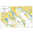 Product image of Admiralty Chart 2773 | Sibenik, Pasmanski Kanal, Luka Telascica, Sedmovrace, Rijeka Krka, featuring navigational markings, depth soundings, and coastal features, essential for safe marine navigation. It could be displayed as an art piece or used for navigation on a boat or ship.