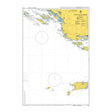 Product image of Admiralty Chart 2774 | Otok Vis to Sibenik, featuring navigational markings, depth soundings, and coastal features, essential for safe marine navigation. It could be displayed as an art piece or used for navigation on a boat or ship.