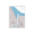 Product image of Admiralty Chart 2784 | Entrance to the Berbice River including New Amsterdam Harbour, featuring navigational markings, depth soundings, and coastal features, essential for safe marine navigation. It could be displayed as an art piece or used for navigation on a boat or ship.