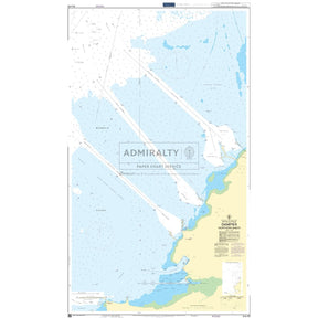 Admiralty Chart AUS59: Dampier (Northern Sheet) by Admiralty displays coastal outlines, islands, water depths, navigation markers, and shipping routes near Dampier, Western Australia. Includes chart title, scale, and mapping details.