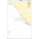 Product image of Admiralty Chart PNG379 | Kerema Bay to Port Moresby, featuring navigational markings, depth soundings, and coastal features, essential for safe marine navigation. It could be displayed as an art piece or used for navigation on a boat or ship.